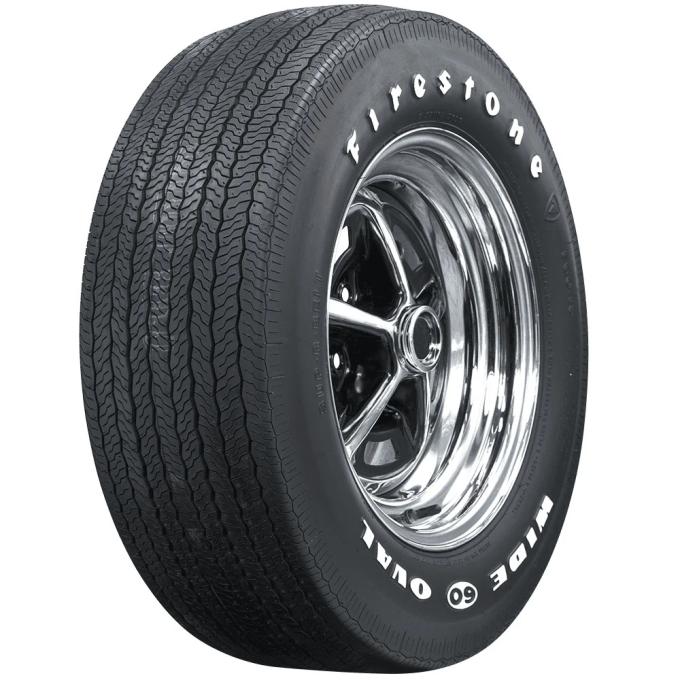 Firestone Wide Oval Raised White Letter  F60-15 62480