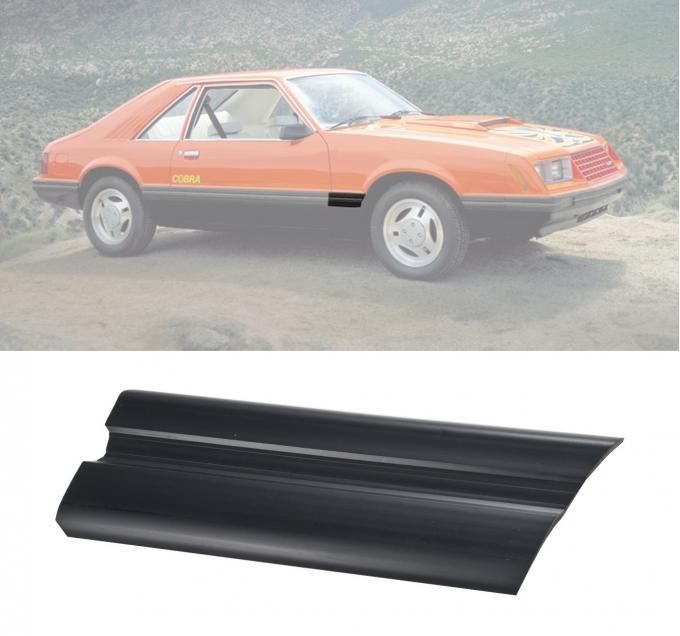 Daniel Carpenter 1979-1984 Ford Mustang Rear of Front Fender Trim Moulding Molding Black RH Passengers Side D9ZZ-16038