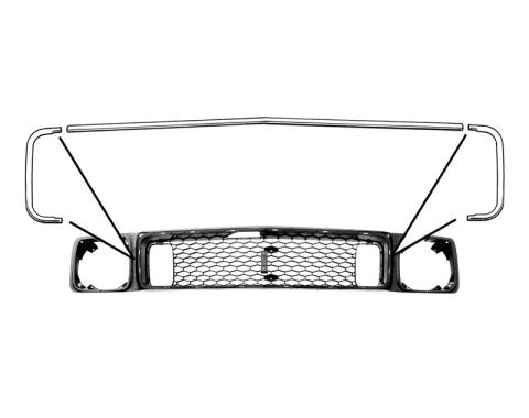 Daniel Carpenter 1973 LH Grille Moulding D3ZZ-8243