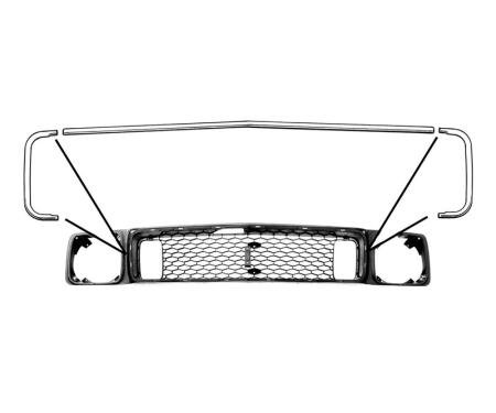 Daniel Carpenter 1973 LH Grille Moulding D3ZZ-8243