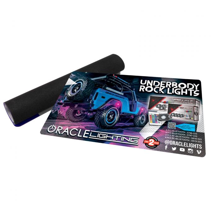 Oracle Lighting Neoprene Counter Mat 24in x 14in, Rock Light Design 8077-504