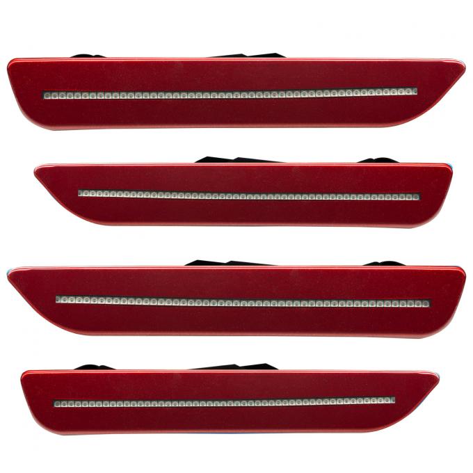 Oracle Lighting Concept Sidemarker Set, Clear, Ruby Red Metallic (RR) 9700-RR-C