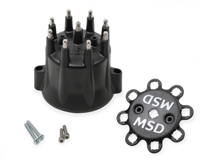 MSD Black Marine HEI Tower Cap w/Wire Retainer 85653