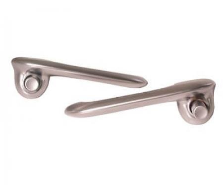 Scott Drake 1969-1970 Ford Mustang Show-Quality Door Handles (Satin Chrome) C9ZZ-6222404-5S