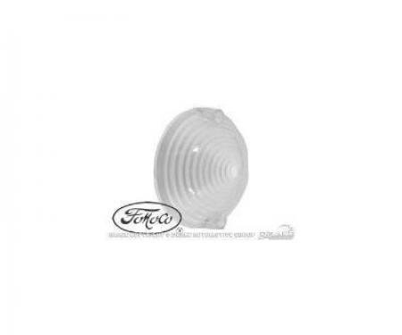 Scott Drake 1964-1966 Ford Mustang Parking Lamp Lens, White C5ZZ-13208-WTR