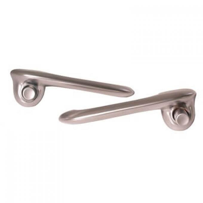 Scott Drake 1969-1970 Ford Mustang Show-Quality Door Handles (Satin Chrome) C9ZZ-6222404-5S