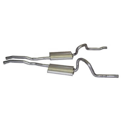 Scott Drake 1970 Ford Mustang 1970 Mustang Dual Exhaust System D0ZZ ...