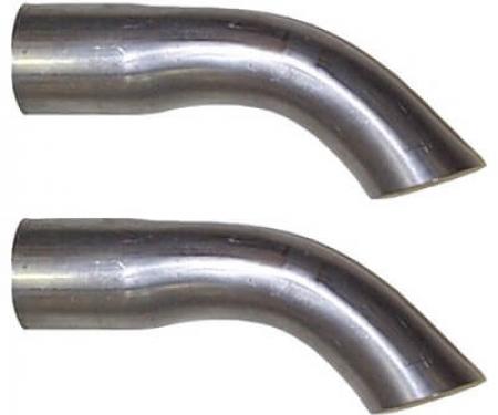 Scott Drake 1965-1966 Ford Mustang 1965-66 Mustang Exhaust Tips (Turn Downed Tips 2" Reduced to 1.875") C5ZZ-5257-TIP