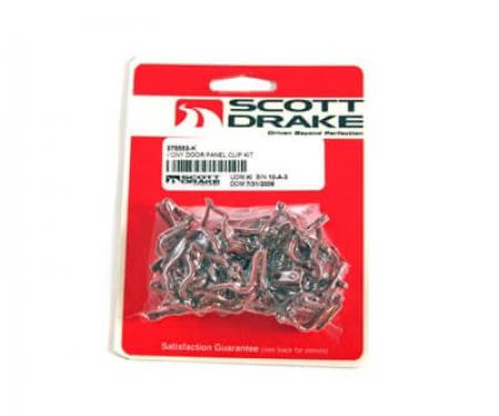 Scott Drake 1964-1967 Ford Mustang Door Panel Clip Set 375553-K