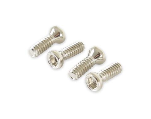 Redline Restomotive® 1964-1966 Ford Mustang 4 Piece Inside Door Handle and Window Crank Screw Set