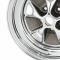 Scott Drake 1964-1973 Ford Mustang 15X7 Styled Steel Wheel Chrome/Charcoal C5ZZ-1007-CR