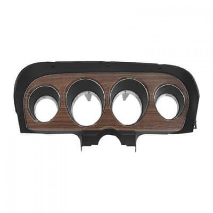 Scott Drake 1970 Ford Mustang 1970 Deluxe Instrument Bezel, Woodgrain D0ZZ-10838-D