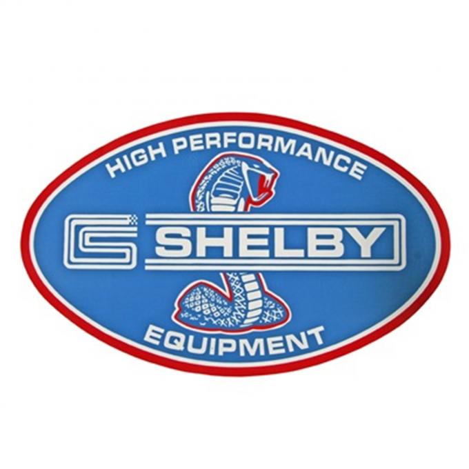 Scott Drake 1965-1970 Ford Mustang 10" Shelby Hi-Performance Equipment Decal DZ-110