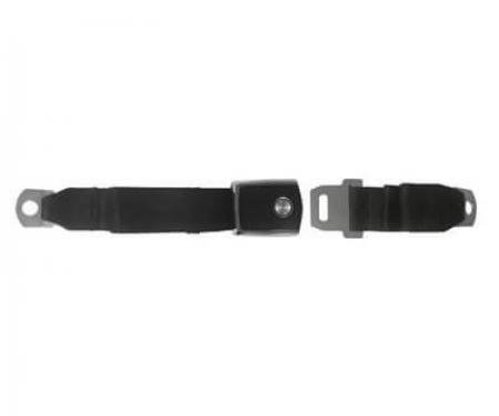 Scott Drake 1968-1970 Ford Mustang 68-70 Concours Deluxe Black Seat Belt SB-BK-68-C