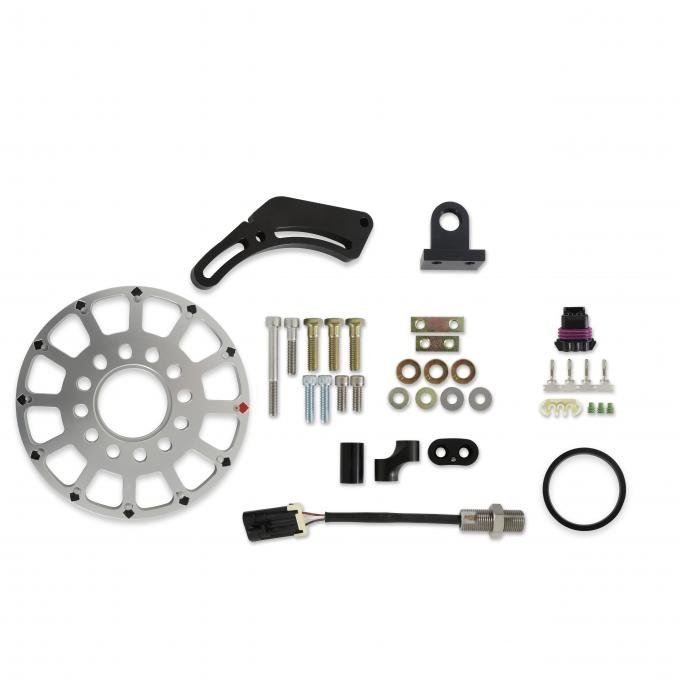 Holley EFI 7.25-Inch 12-1X Crank Trigger Kit, LS, Hall Effect 556-175