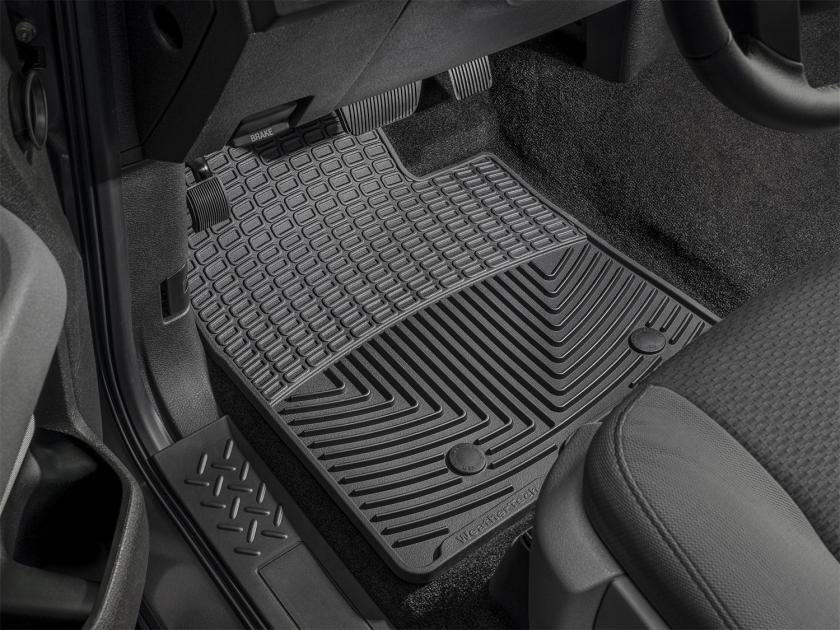 WeatherTech W3 - Black All Weather Floor Mats | Mustang Depot