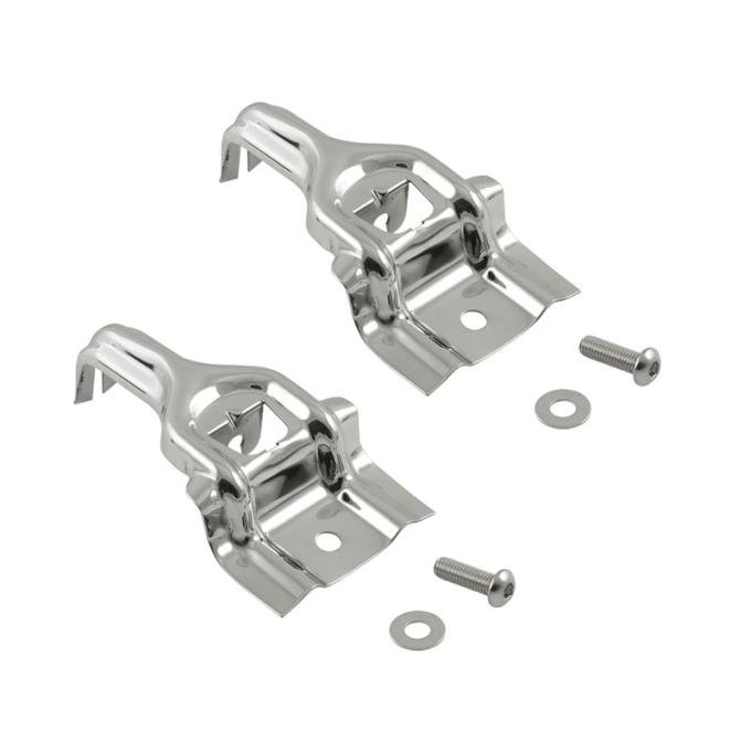 Daniel Carpenter 1979-93 Radiator Brackets - Polished Stainless D9ZZ-8193-PS