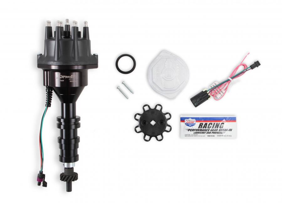 Holly Sniper EFI HyperSpark Distributor, Ford FE, Black 565-323BK