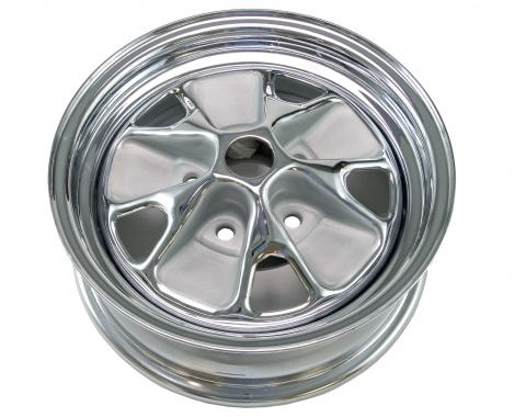 Scott Drake 1964 Styled Steel Wheel (14X5 With Chrome Rim and Argent Paint) C5ZZ-1007-ARG