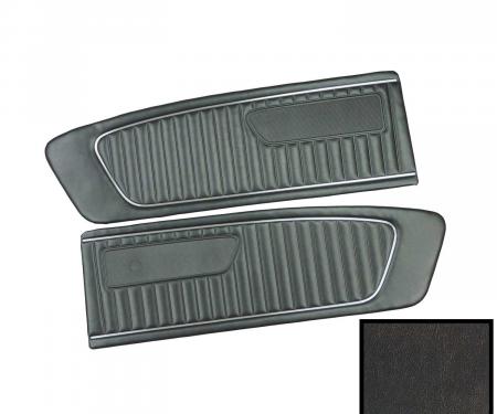 PUI Interiors 1965 Ford Mustang Standard Blue Front Door Panels D651