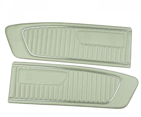 PUI Interiors 1965 Ford Mustang Standard Ivy Gold Front Door Panels D652