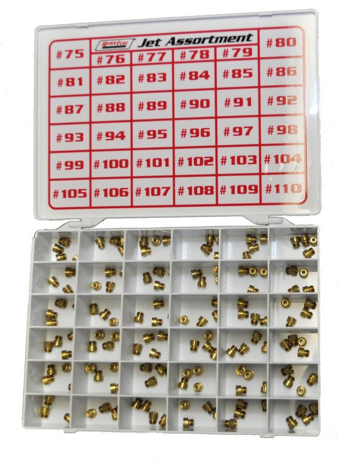 Quick Fuel Technology Gas Jet Assortment Kit #75 Thru #110 (4 Ea.) 36-436QFT