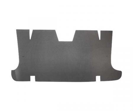 Ford Mustang Rear Seat & Trunk Divider - Die-Cut Thick GrayFelt - Original Style - Coupe