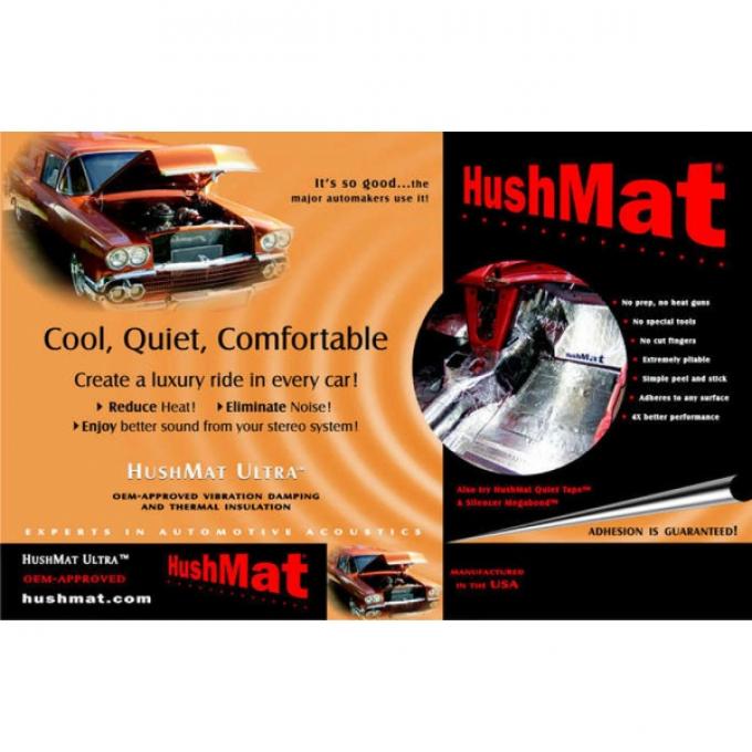 Hushmat Ultra Insulation, Door Or Firewall, For Chevy II Nova, 1968-1974