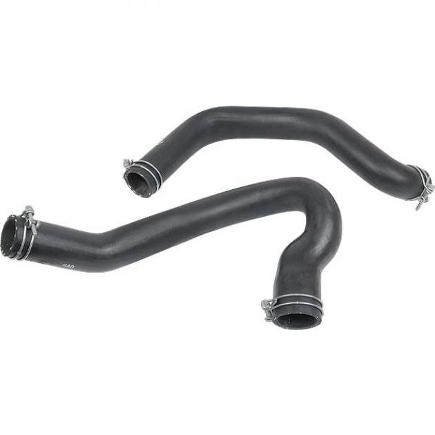 Ford Mustang Radiator Hose Set - 2 Hoses - Script - 302 V-8