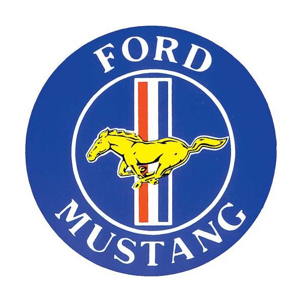 Decal - Mustang Oval - 3 