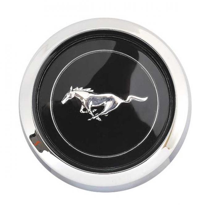 Ford Mustang Wheel Center Cap - Black Center - 2-3/4 Diameter X 1 Deep ...