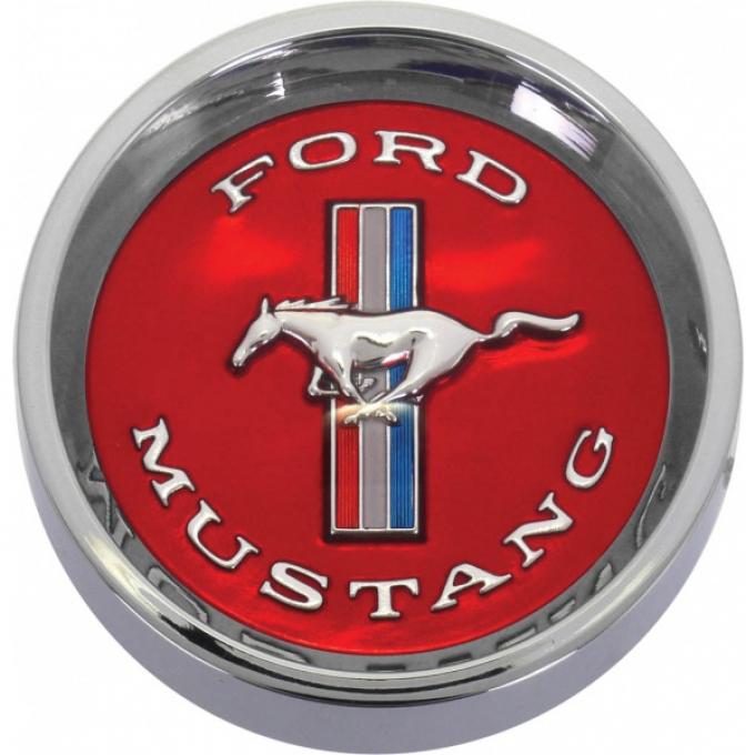 Ford Mustang Wheel Center Cap 21/2 Diameter Red Center Imprinted