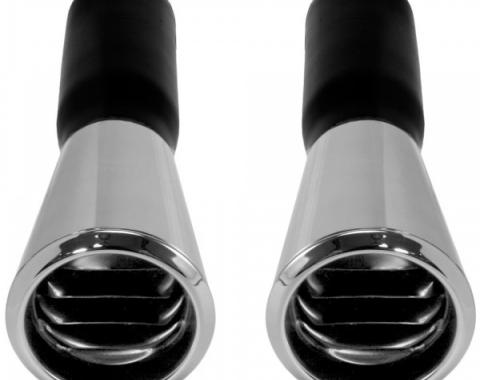 Mustang GT Exhaust Tips 2 Inch Pipe, Pair