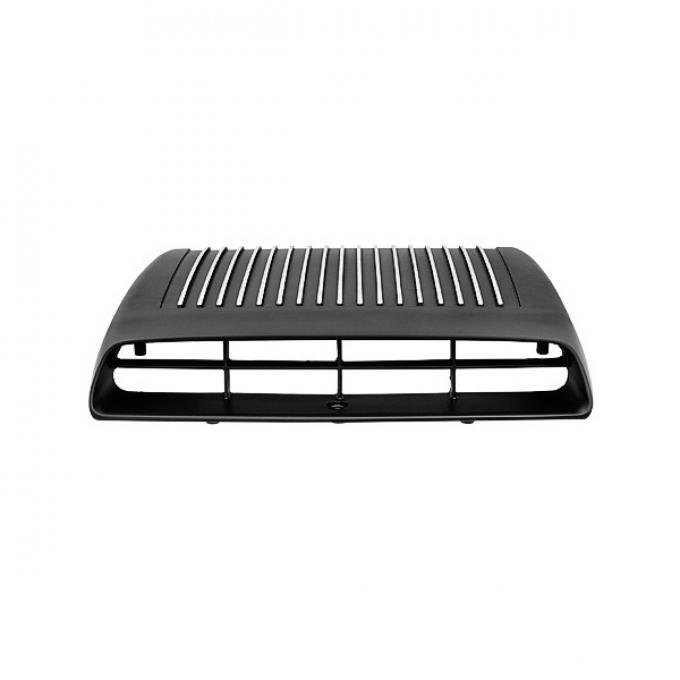 Mustang Shaker Hood Scoop, Aluminum, Flat Black Paint, 1969-1970