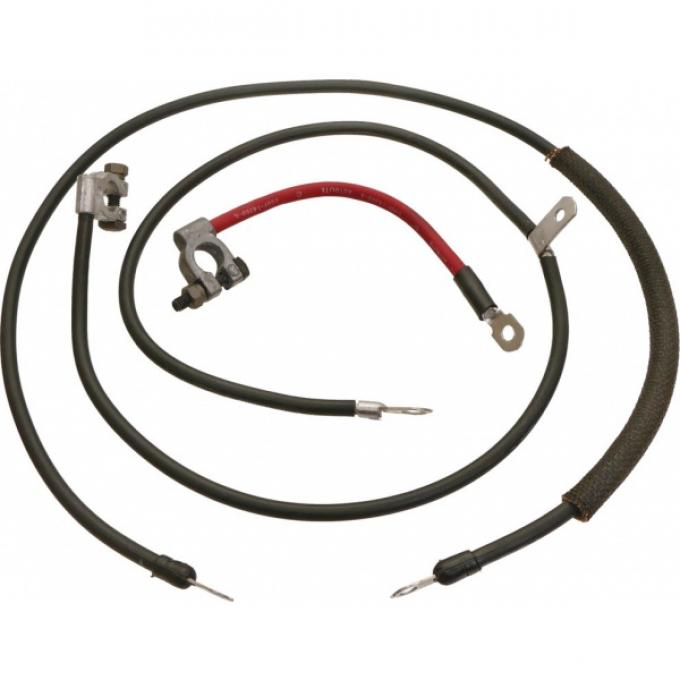 Ford Mustang Battery Cable Set - Reproduction - All 6 Cylinder & V-8 ...