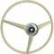 Ford Mustang Steering Wheel - White - For 1964-1/2 Model With Generator