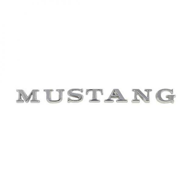 Ford Mustang Trunk Lid Letter Set - Mustang - Chrome - Individual ...