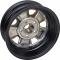 Ford Mustang Wheel - Styled Steel - Black Powder Coated RimWith Chrome Center - 14 X 5-1/2