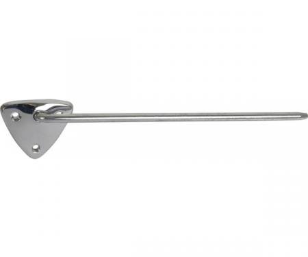 Sun Visor Arm and Bracket - Chrome