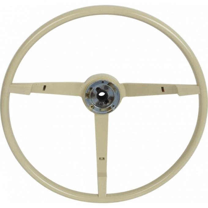 Ford Mustang Steering Wheel - White - For 1964-1/2 Model With Generator