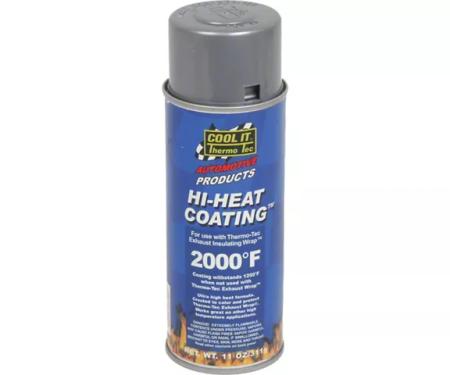 Thermo-Tec Hi-Heat Exhaust Wrap Coating, Aluminum