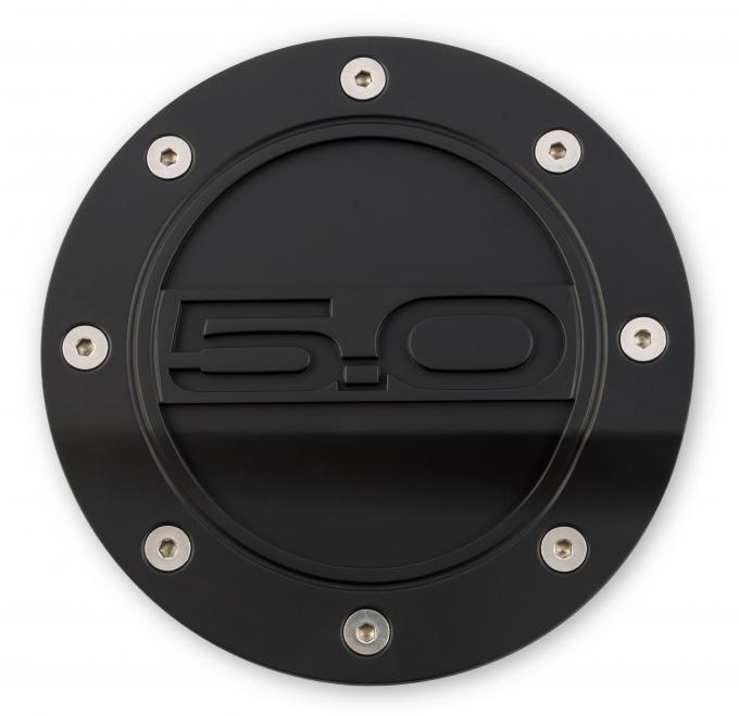 Drake Muscle 2015-2019 Ford Mustang 5.0 Comp Series Fuel Door, Black FR3Z-6640526-5A