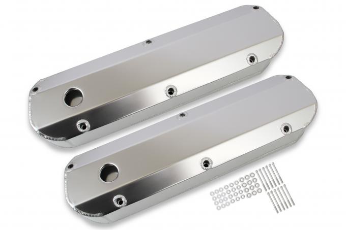 Mr. Gasket Fabricated Aluminum Valve Covers, Silver 6843G