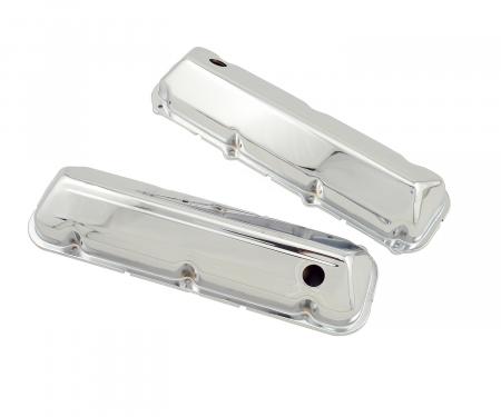 Mr. Gasket Chrome Valve Covers with Baffle 9413