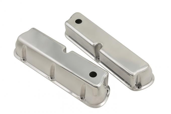 Mr. Gasket Polished Aluminum Tall-Style Valve Covers 6840G