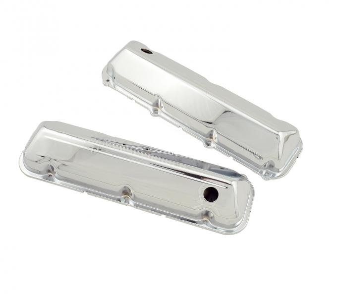 Mr. Gasket Chrome Valve Covers with Baffle 9413