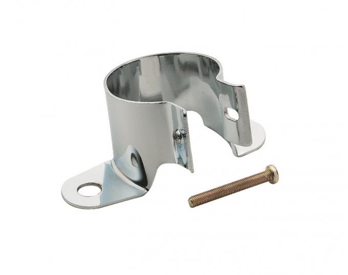 Mr. Gasket Chrome Coil Holder Bracket with Bolt, Angled Mount 9767