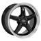 OE Replica Wheels FR04B - 17" Replica Wheel FR04 Fits Ford Mustang Cobra Rim 17x9 Black Wheel FR04B-D17090-5450-24BM