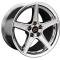 OE Replica Wheels FR06B - 18" Replica Wheel FR06B Fits Ford Mustang Saleen Rim 18x10 Chrome Wheel FR06B-18100-5450-22C