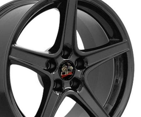 OE Replica Wheels FR06B - 18" Replica Wheel FR06B Fits Ford Mustang Saleen Rim 18x10 Black Wheel FR06B-18100-5450-22B